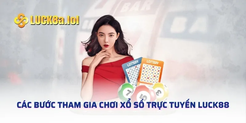 Các bước tham gia chơi xổ số trực tuyến LUCK8