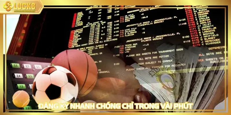 Đăng ký nhanh chóng chỉ trong vài phút